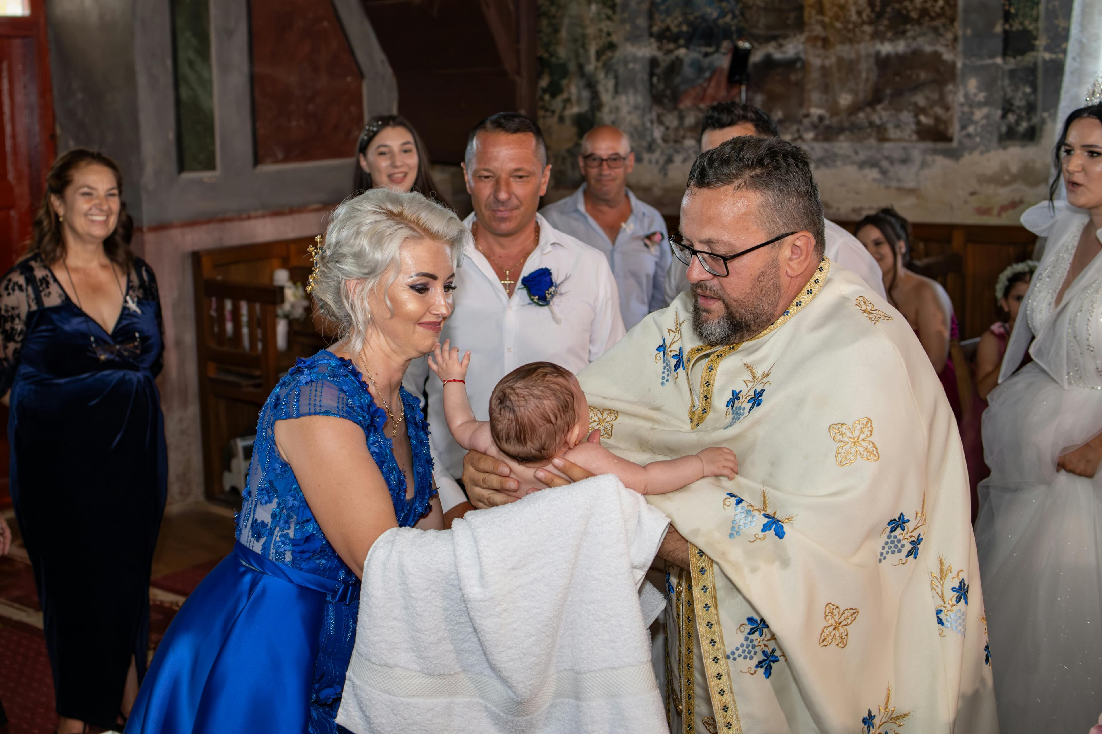 Francisca și TJ Miles au botezat fetița cu nași celebri